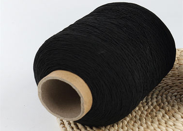 Porcellana Filo elastico del poliestere nero, filato di gomma del lattice 100# per cavo elastico fornitore